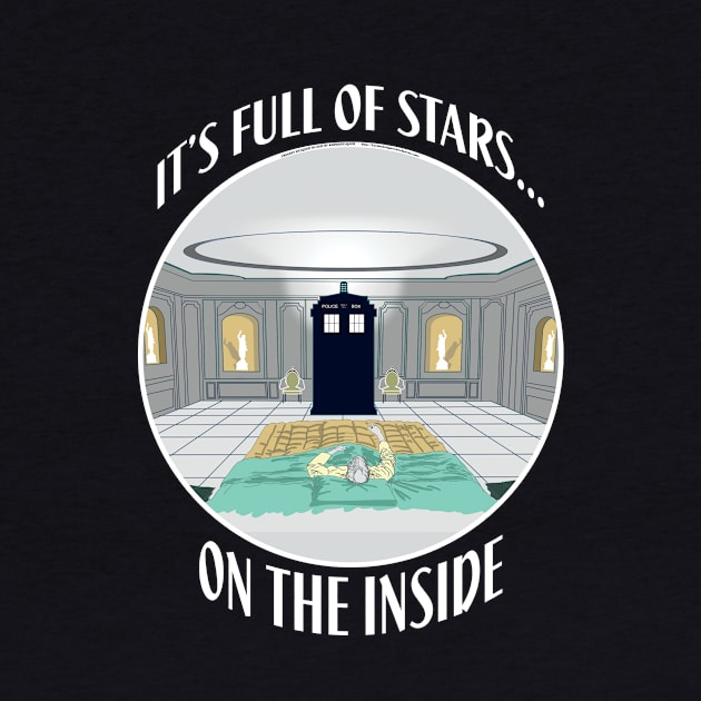 IT'S FULL OF STARS ON THE INSIDE A DOCTOR WHO / 2001 A SPACE ODISSEY by KARMADESIGNER T-SHIRT SHOP